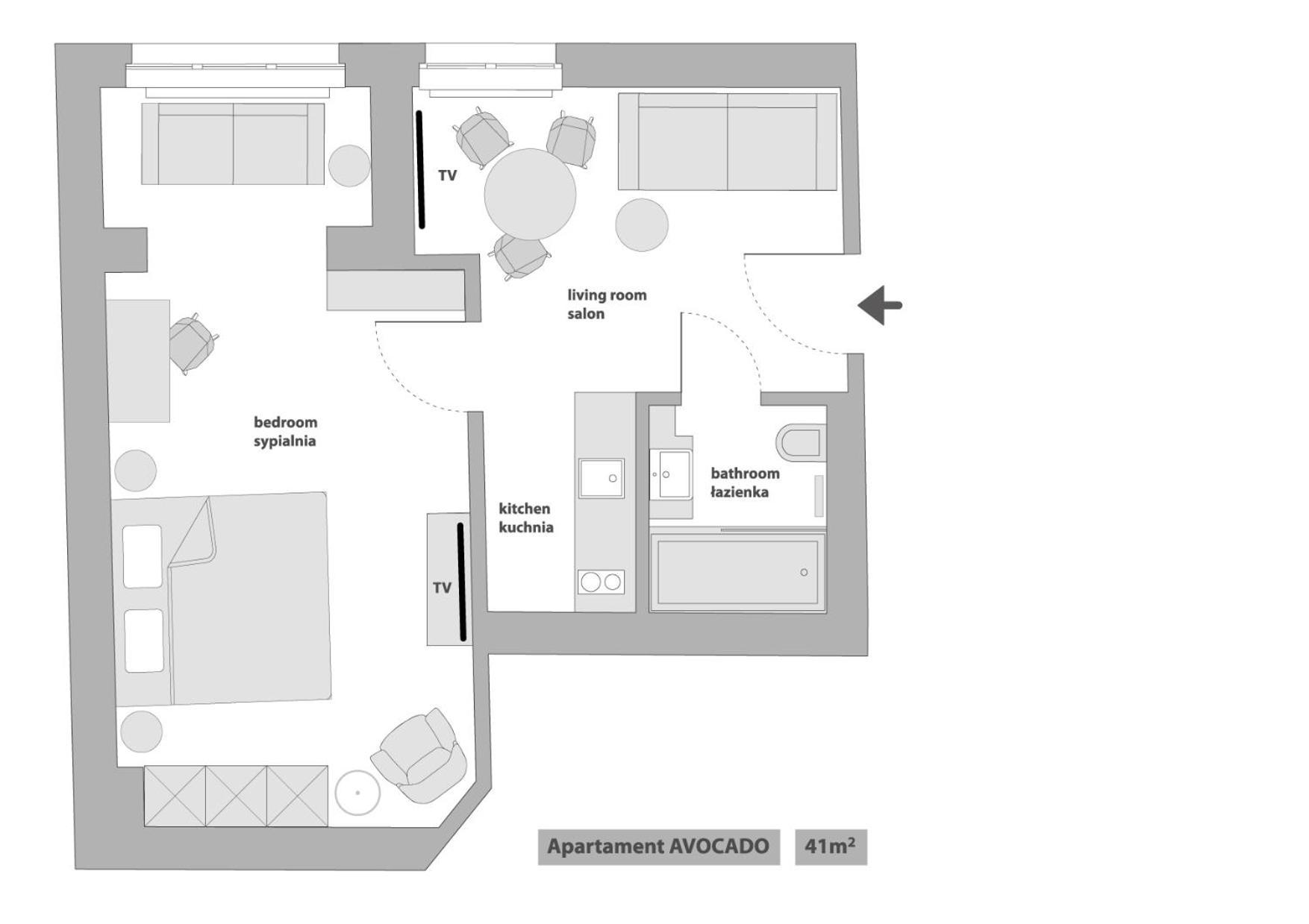Sanhaus Apartments - Chopina 13 - Apartamenty W Centrum, 5 Minut Od Plazy I Deptaka Sopot Rum bild